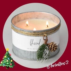 🎠 New Pine Grove Blessed | Spiced Apple Cider 3-Wick Tin Scented Candle